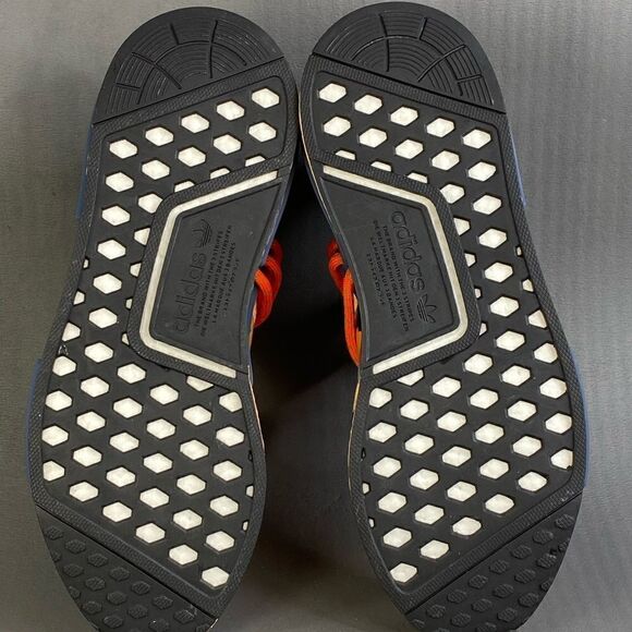 adidas Pharrell x NMD Human Race 'Animal Print - Pulse Amber' sneaker mens 10 - Picture 10 of 10